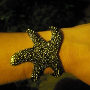 Adjustable Star Fish Cuff